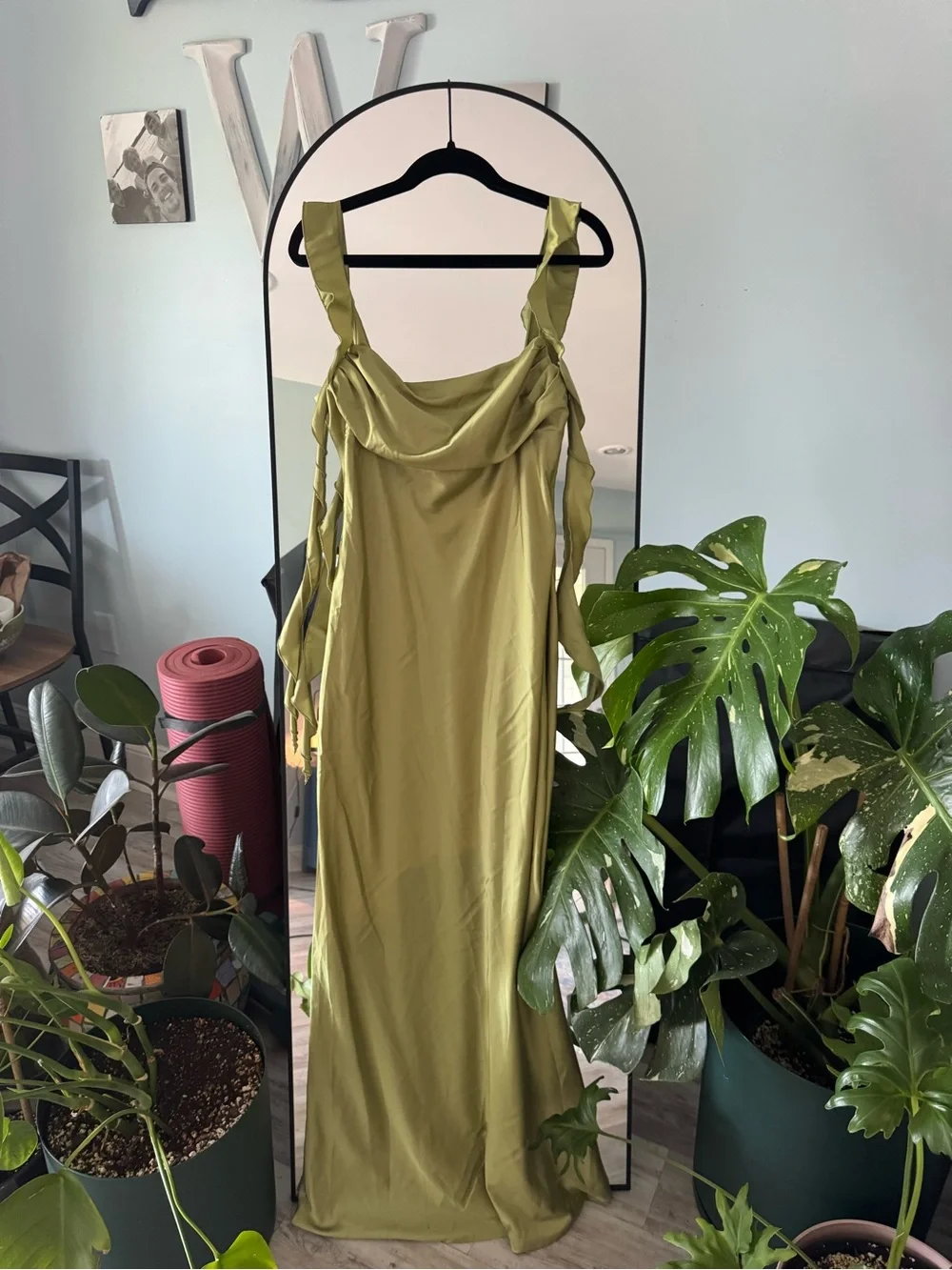 Princess Polly Olive Green Maxi Dress - Picture 1 of 7